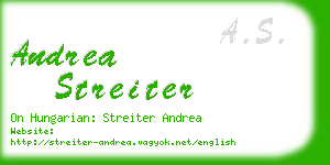 andrea streiter business card